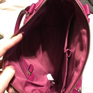 Merona brand purple over the shoulder purse